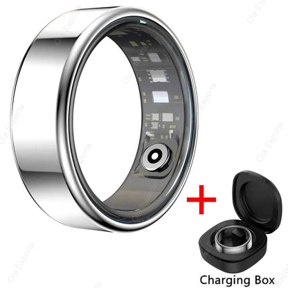 2026 New Smart Ring Men Women, Heart Rate Blood Oxygen and Sleep Monitor Smartring IP68 & 5ATM Waterproof, Multi-Sport Ring R11C